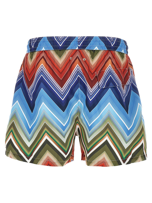 Missoni Macro Zigzag Swimsuit for Men — Beachwear
