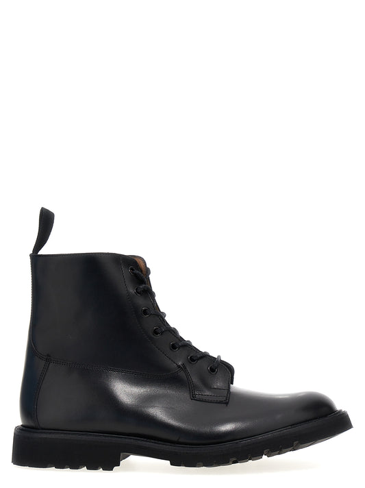 Tricker's Burford Ankle Boots for Men — Black Leather