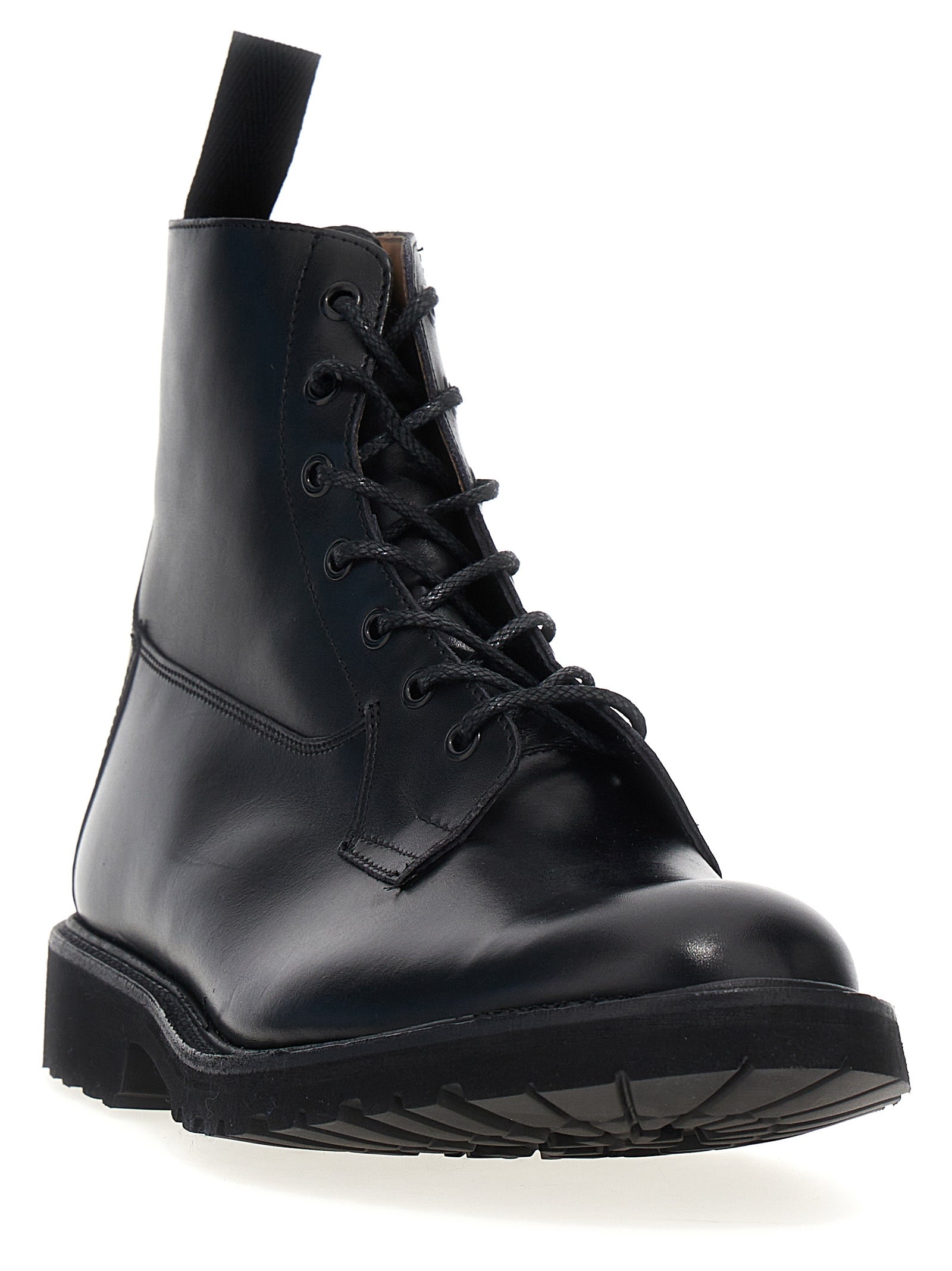 Tricker's Burford Ankle Boots for Men — Black Leather