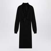 Givenchy Black Wool‑Blend Turtleneck Dress