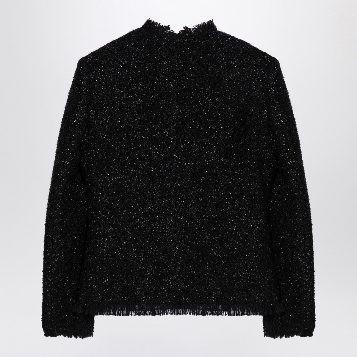 Givenchy Black tweed and lurex jacket