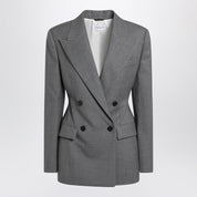 Givenchy Grey double-breasted wool jacket