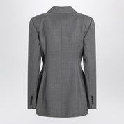 Givenchy Grey double-breasted wool jacket