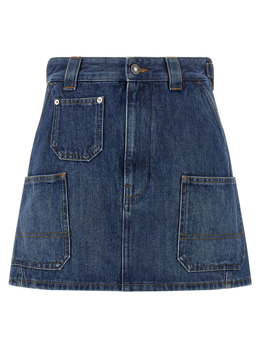 Givenchy Denim Skirt — Mini Denim Skirt for Women