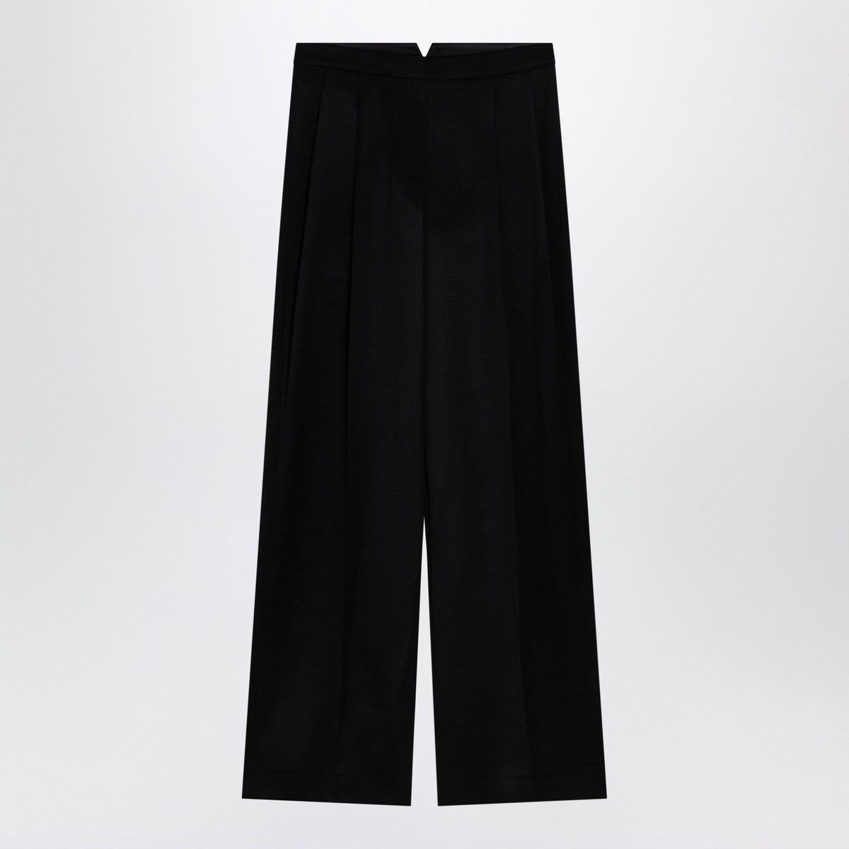 Givenchy Black wool wide trousers