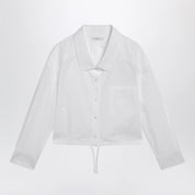 Givenchy White short poplin shirt