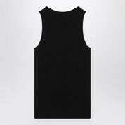 Débardeur en coton noir avec logo Givenchy