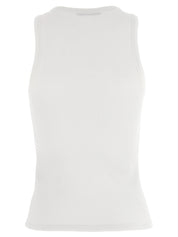 Givenchy Logo Top — Ribbed Cotton Sleeveless (Women)