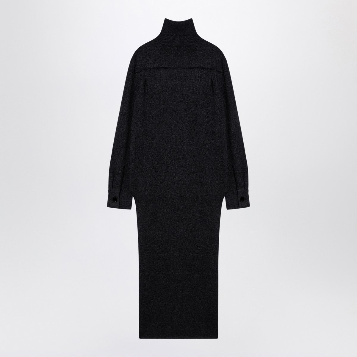 Givenchy dark grey turtleneck with drawstring