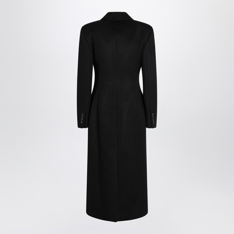 Manteau en laine noire Givenchy