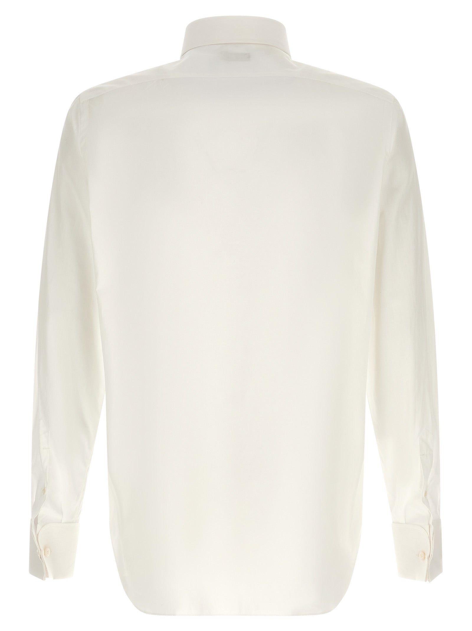 Finamore Napoli Classic Tuxedo Shirt — Men's White Shirt