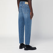 PT Torino Denim Straight blue jeans with faded effect
