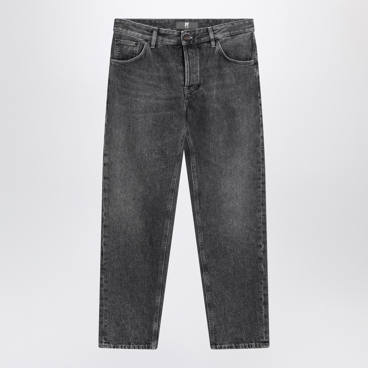 PT Torino Denim Washed black jeans in cotton