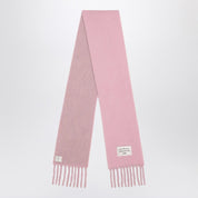 Acne Studios Pink/lilac scarf in wool and alpaca blend