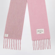 Acne Studios Pink/lilac scarf in wool and alpaca blend