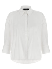 Fabiana Filippi Diamond Thread Shirt — White Oversized