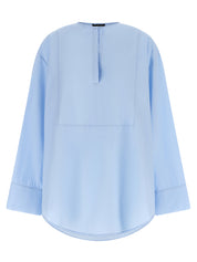 Fabiana Filippi Poplin Shirt — Light Blue Oversized