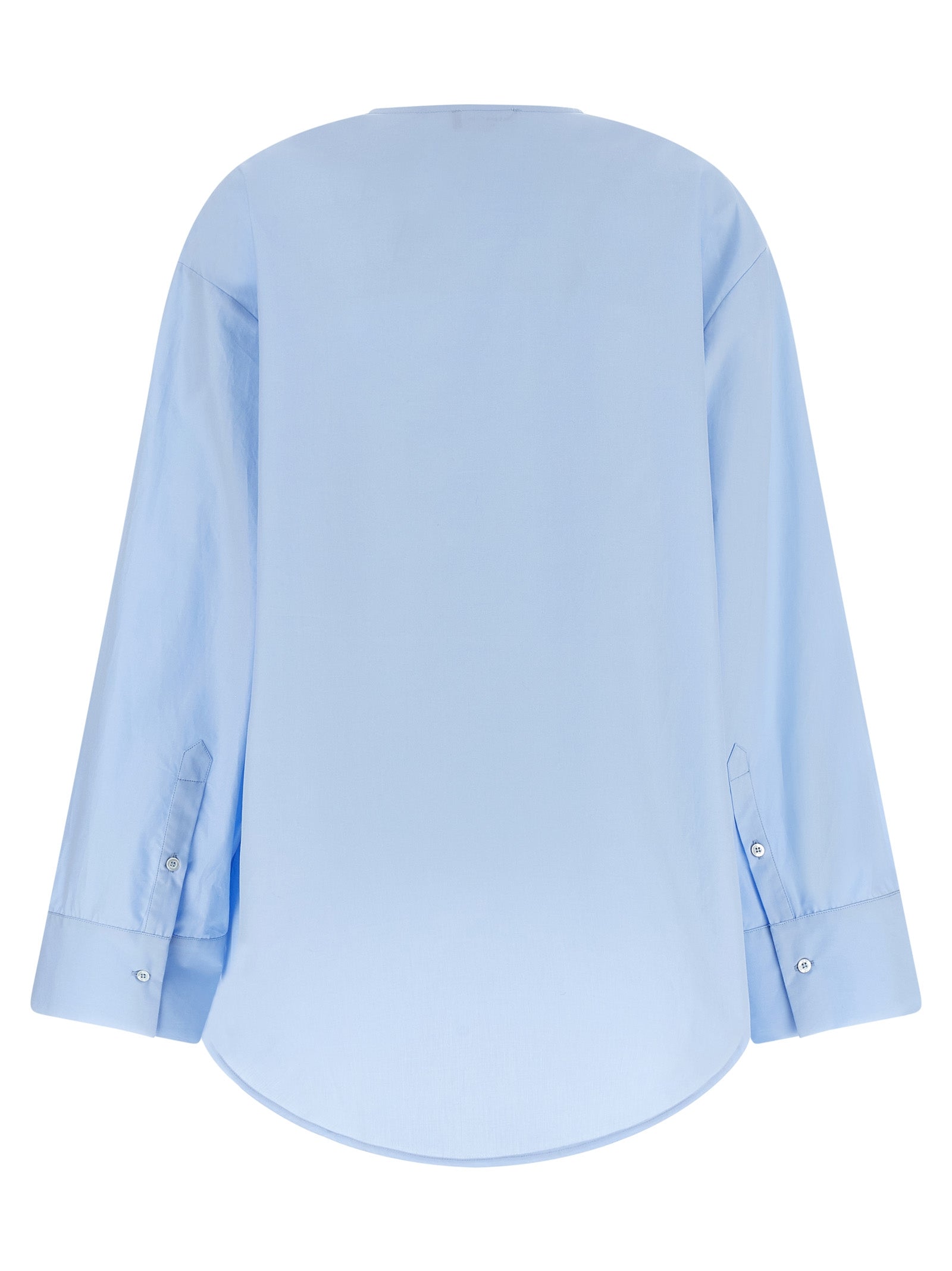 Fabiana Filippi Poplin Shirt — Light Blue Oversized