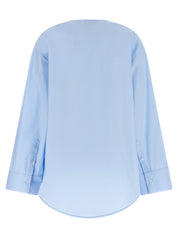 Fabiana Filippi Poplin Shirt — Light Blue Oversized