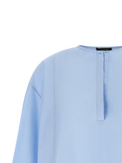 Fabiana Filippi Poplin Shirt — Light Blue Oversized
