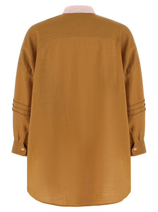 Marni Ramie Shirt — Yellow Oversized Shirt