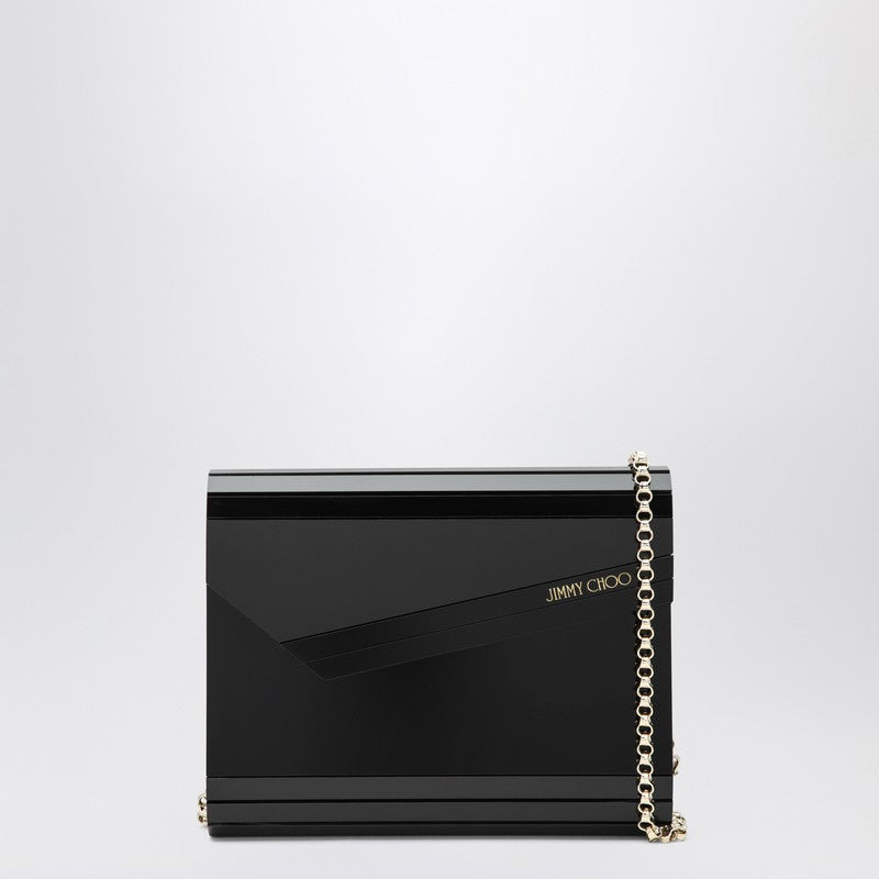Jimmy Choo Black Candy Bag clutch with chain strap