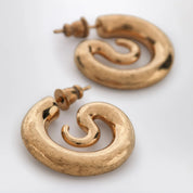 PANCONESI Serpent Hoops Extra Small earrings in gold tone