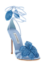 Aquazzura Calypso Sandals — Light Blue Stiletto Heels