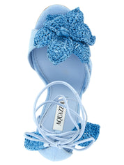 Aquazzura Calypso Sandals — Light Blue Stiletto Heels