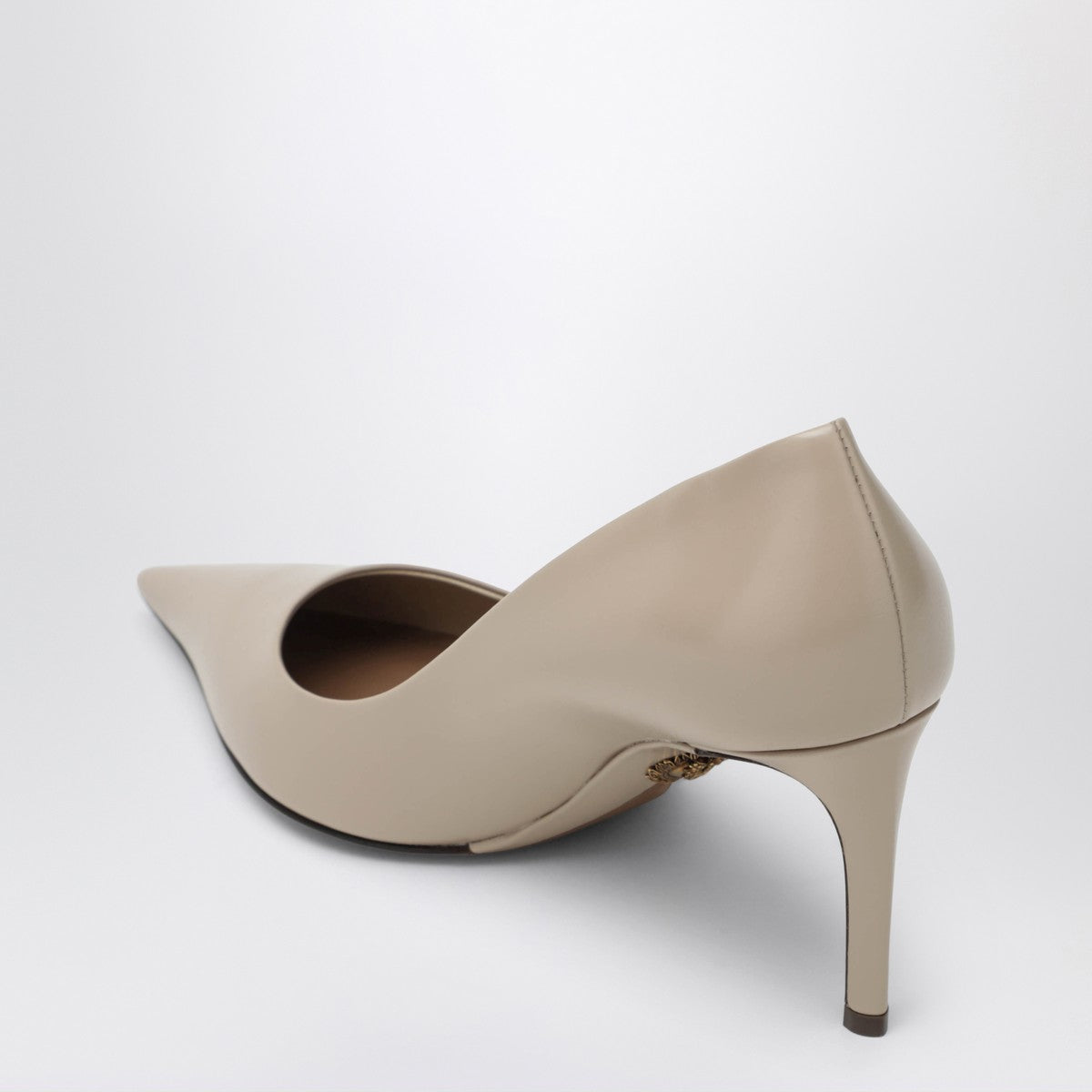 Dolce & Gabbana Dolce&Gabbana Beige calfskin décolleté devotion