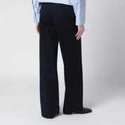 PT Torino Francoise blue cotton blend trousers