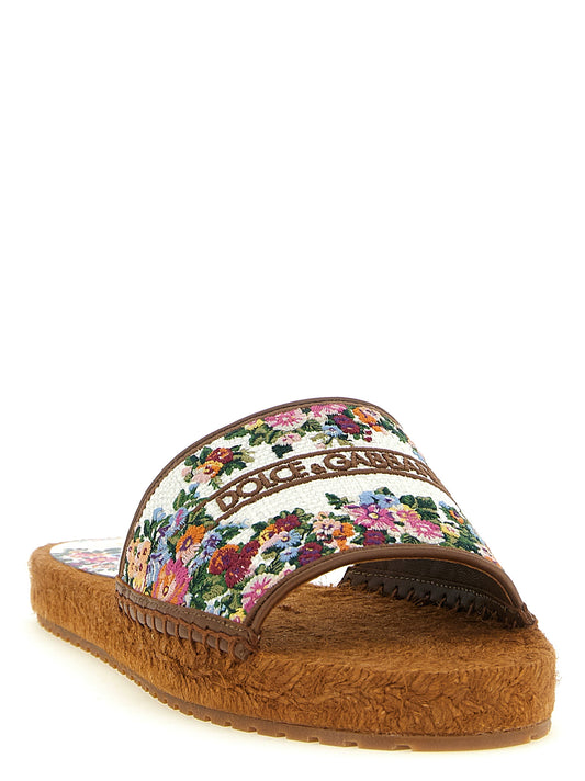 Dolce & Gabbana Sandals — Cross-stitch Espadrilles