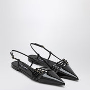 Dolce & Gabbana Dolce&Gabbana Black patent low slingback shoes