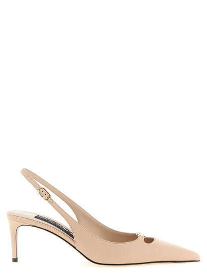 Dolce & Gabbana Lollo Slingback Pumps — Pink Heels