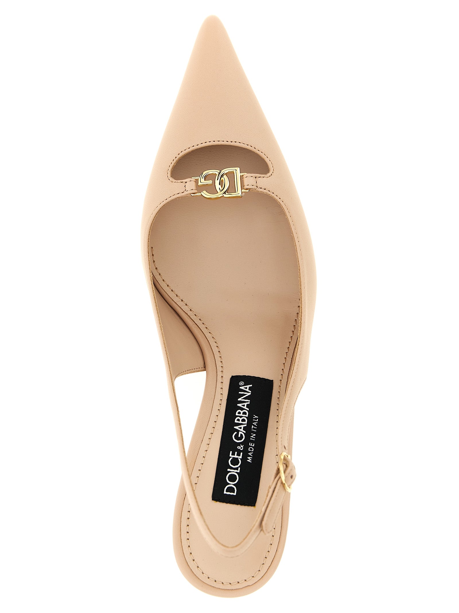 Dolce & Gabbana Lollo Slingback Pumps — Pink Heels