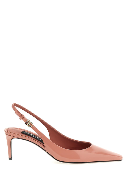 Dolce & Gabbana Pumps — DG Slingback Pink 6cm Heel