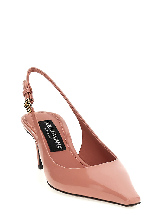 Dolce & Gabbana Pumps — DG Slingback Pink 6cm Heel
