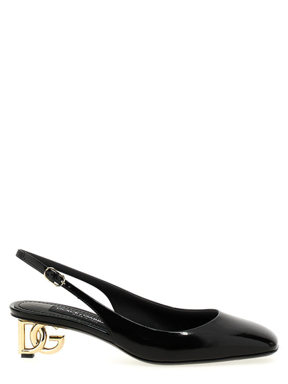 Dolce & Gabbana Jackie New Slingback Pumps — Black