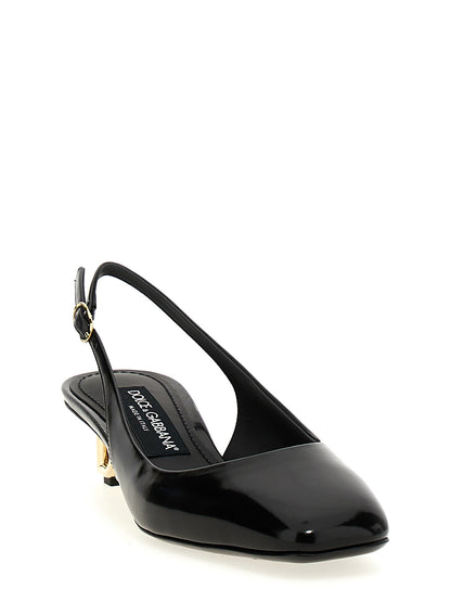 Dolce & Gabbana Jackie New Slingback Pumps — Black