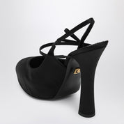 Dolce & Gabbana Dolce&Gabbana High black satin slingback