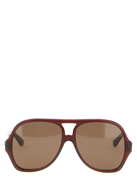 Chloé '58 Sunglasses — Bordeaux Aviator Shades