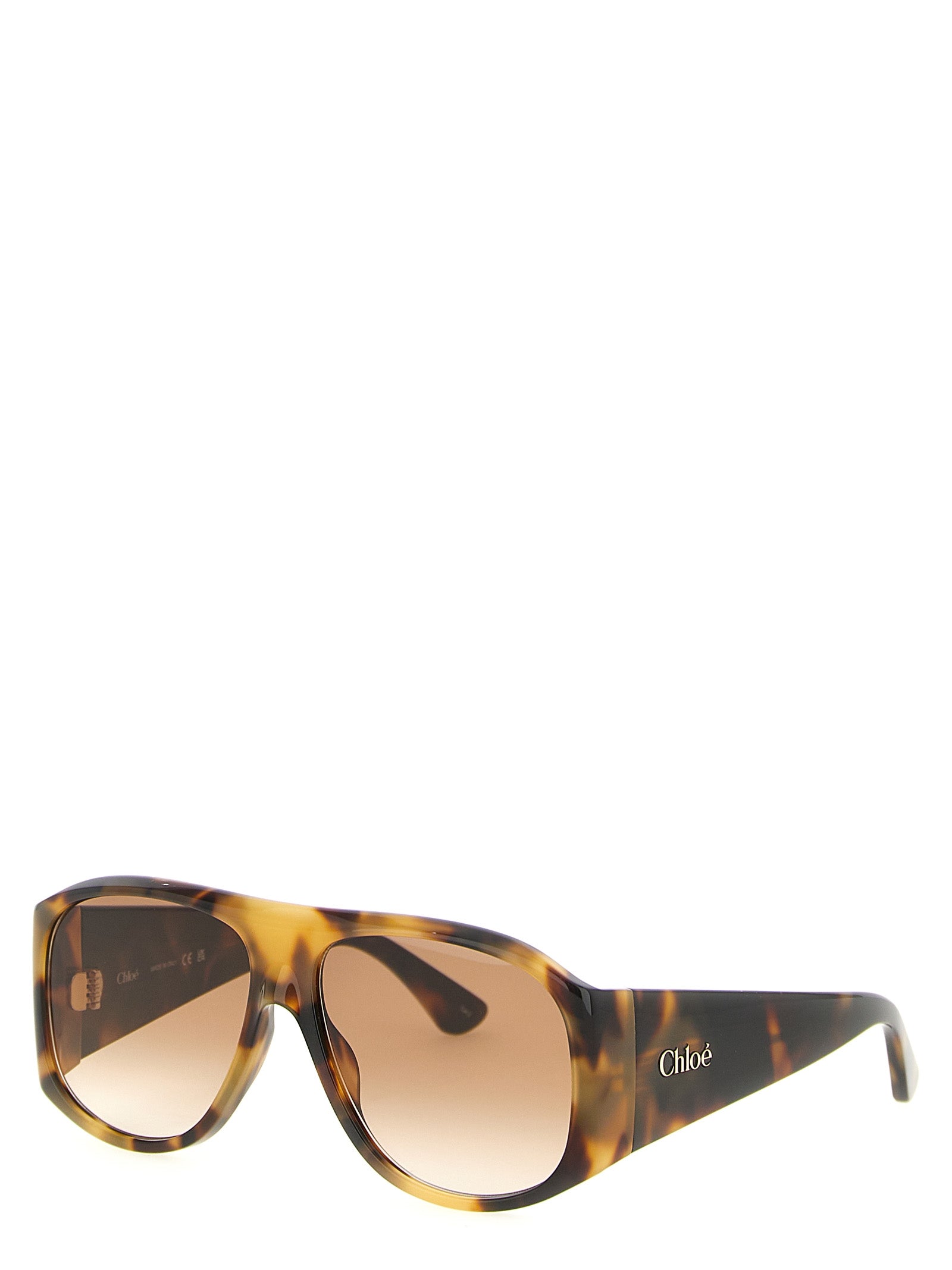 Chloé '60' Sunglasses — Women’s Brown Acetate (New)