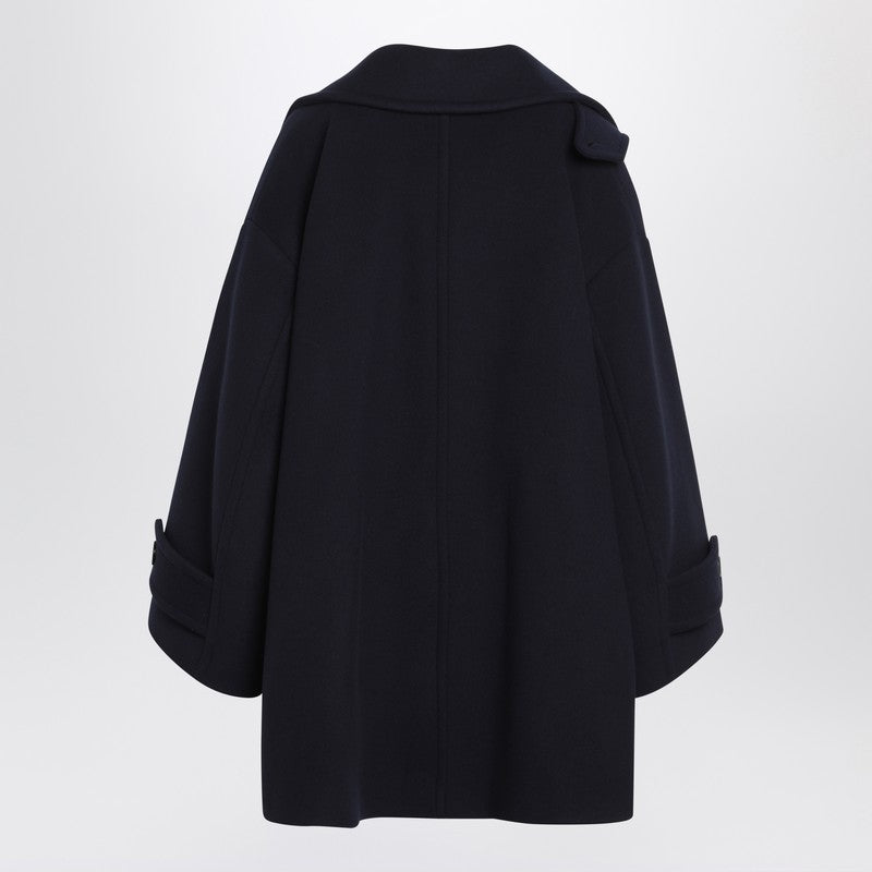 Manteau croisé bleu large Chloé
