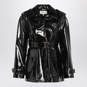Chloé Black glossy cotton canvas jacket