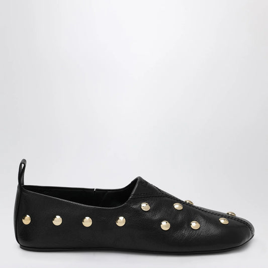 Chloé Black Rita ballerinas in studded leather