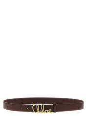 Chloé Iconic Belt — Brown Buffalo Leather, €350