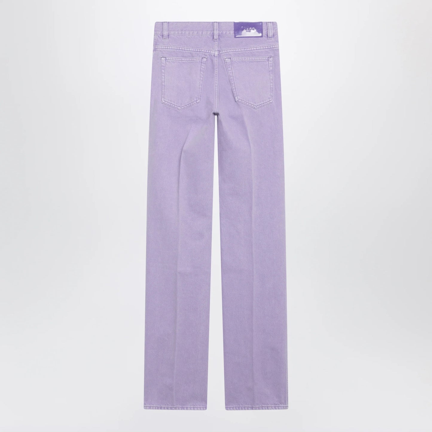 Chloé Straight jeans in lavender organic cotton denim
