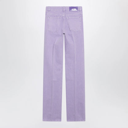 Chloé Straight jeans in lavender organic cotton denim