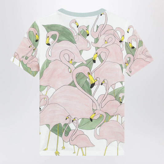 Chloé Baby-fit crew-neck T-shirt in organic cotton jersey, multicolor