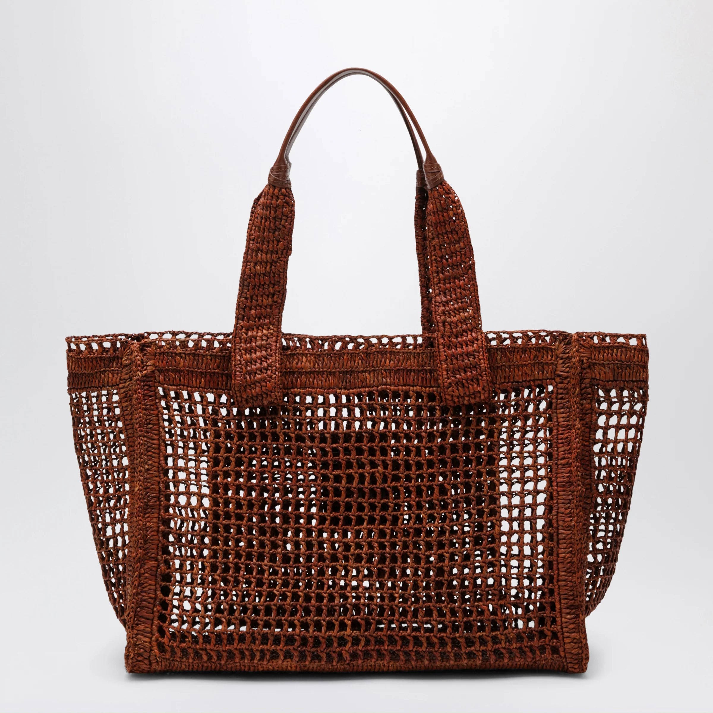 Chloé East-West Summer Banana Summery brown raffia tote bag